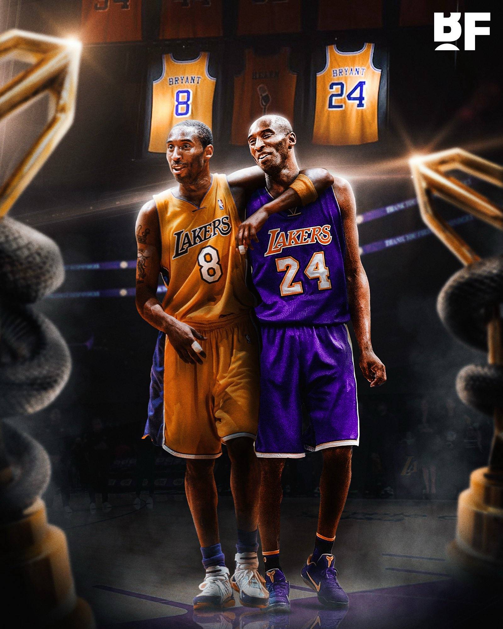 湖人官方纪念科比日！东契奇晒合影怀念科比 勇士雄鹿等队缅怀科比