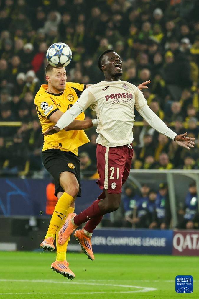 欧冠：多特蒙德胜比利亚雷亚尔