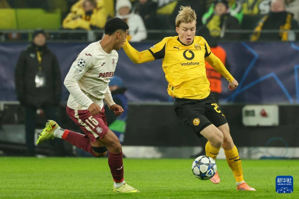 欧冠：多特蒙德胜比利亚雷亚尔