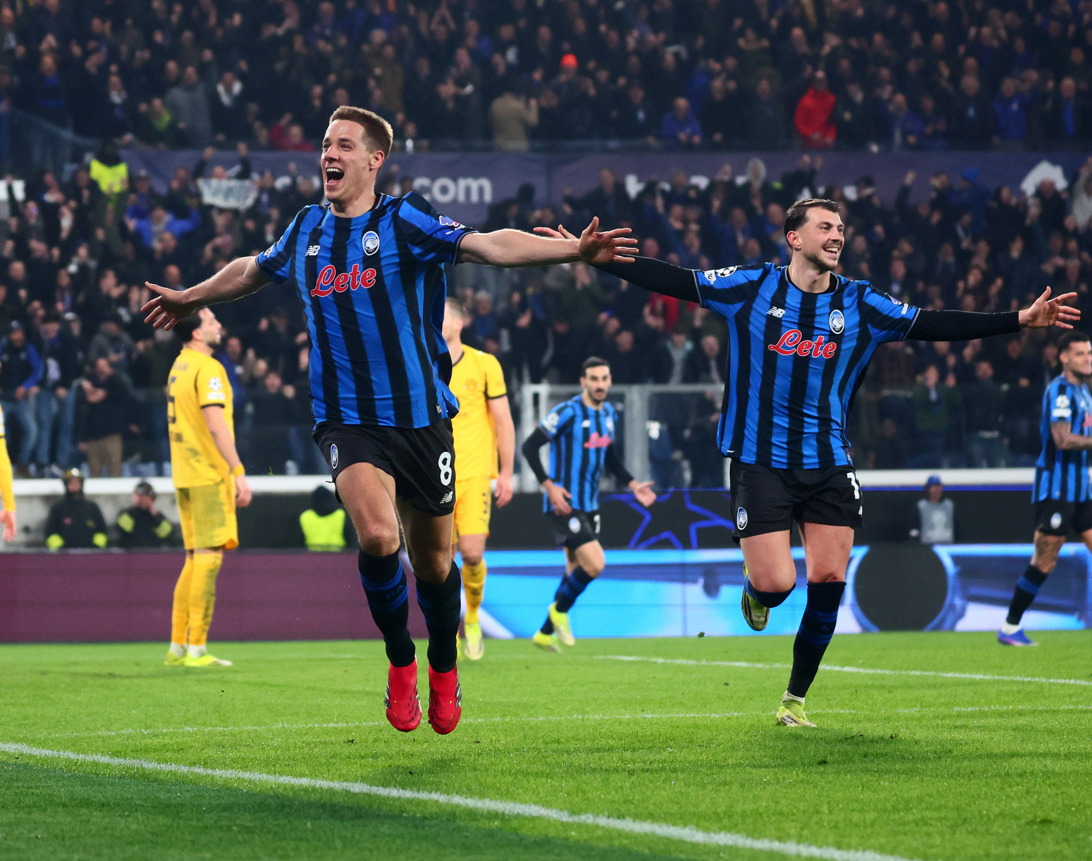 （体育）足球——欧冠：亚特兰大胜多特蒙德